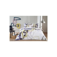 Taç Çift Kişilik Ranforce Nevresim Takımı Feur Lila