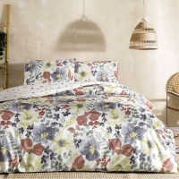 Taç Çift Kişilik Ranforce Nevresim Takımı Marsha Kırmızı