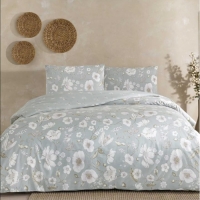 Taç Çift Kişilik Ranforce Nevresim Takımı Carla Mint