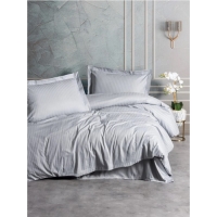 Cotton Box Elegant Gri Çift Kişilik Saten Nevresim Takımı