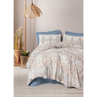 Cotton Box Bohem Nevresim Takımı Çift Kişilik Zanora İndigo
