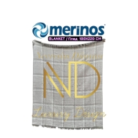 Merinos Cuadro Çift Kişilik Battaniye