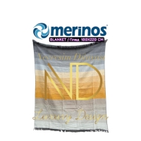 Merinos Montant Sarı Çift Kişilik Battaniye