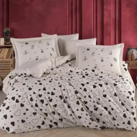 Hobby Tek Kişilik Poplin Nevresim Takımı Venüs Siyah