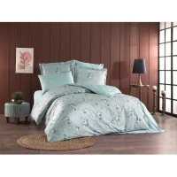 Hobby Tek Kişilik Poplin Nevresim Takımı Martha Mint