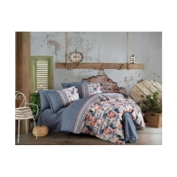 Hobby Kingsize Poplin Nevresim Arella Oranj