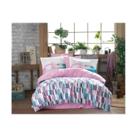 Hobby Kingsize Poplin Nevresim Mikado Pembe