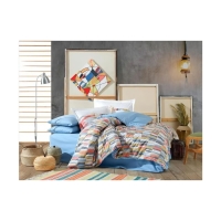 Hobby Kingsize Poplin Nevresim Mikado Hardal