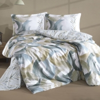 Clasy Tek Kişilik Ranforce Nevresim Takımı Estiva V1 Yeşil