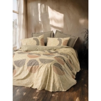 Cotton Box Toprak Moona Kahve Tek Kişilik Nevresim Takımı