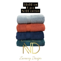 Nevresim Dünyası 50x100 4'lü Havlu Prime 5