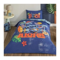 Taç Stitch Aloha Tek Kişilik Lisanslı Nevresim Takımı