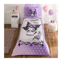 Taç Kuromi Tek Kişilik Lisanslı Nevresim Takımı