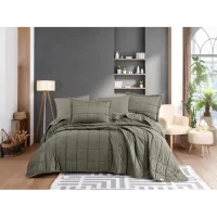 Hobby Ambiance Yatak Örtüsü Yeşil