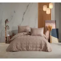 Hobby Ambiance Yatak Örtüsü Kahve