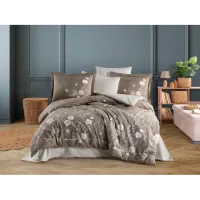 Hobby Çift Kişilik Poplin Nevresim Parlin Cappuccino