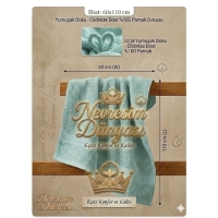 Nevresim Dünyası Prime Havlu 60x110 Su Yeşili