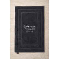 Nevresim Dünyası Ayak Havlu 50x70 Siyah