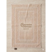 Nevresim Dünyası Ayak Havlu 50x70 Bej