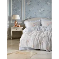 Cotton Box Saten Çift Kişilik Nevresim Takımı Lilou Lila