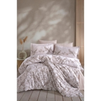 Clasy Ranforce Nevresim Takımı Çift Kişilik Mevlin V1 Bej