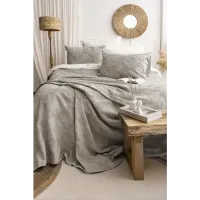 Şaheser Home Collection Yatak Örtüsü Çift Kişilik İtalo Vizon