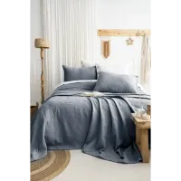 Şaheser Home Collection Yatak Örtüsü Çift Kişilik Julia Mavi