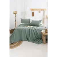 Şaheser Home Collection Yatak Örtüsü Çift Kişilik Julia Yeşil
