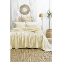 Şaheser Home Collection Yatak Örtüsü Çift Kişilik Silvia Butter Yellow