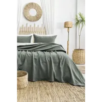 Şaheser Home Collection Yatak Örtüsü Çift Kişilik Silvia Yeşil
