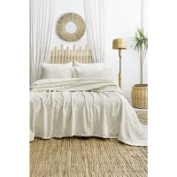 Şaheser Home Collection Yatak Örtüsü Çift Kişilik Silvia Krem