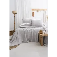Şaheser Home Collection Yatak Örtüsü Çift Kişilik Janna A.Gri