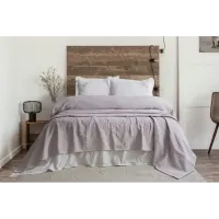 Şaheser Home Collection Yatak Örtüsü Seti Çift Kişilik Derek Lila