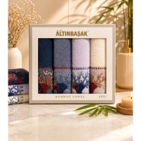 Altınbaşak Bambu 4´lü 50x90 El Havlusu Eva