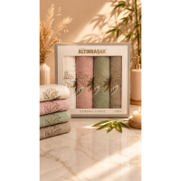 Altınbaşak Bambu 4´lü 50x90 El Havlusu Helena