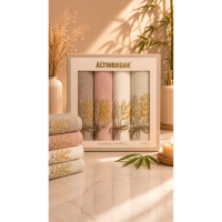 Altınbaşak Bambu 4´lü 50x90 El Havlusu Laurel