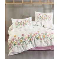 Clasy Tek Kişilik Ranforce Nevresim Takımı Roselin V1 Pembe