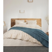Şaheser Home Collection  Çift Kişilik Pikeli Dijital Baskılı Nevresim Takımı Marvin Mavi
