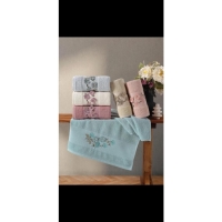 Hobby Emily Style 3  6lı Havlu 50x90 Asorti