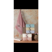 Hobby Emily Style 4  6lı Havlu 50x90 Asorti