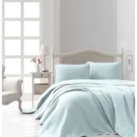 Şaheser Home Collection Jakarlı Yatak Örtüsü Seti Liv Mint