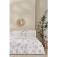 Özdilek Çift Kişilik Ranforce Nevresim Takımı Fiolett Yeşil