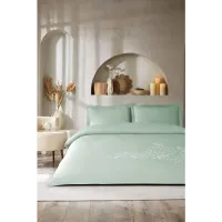 Özdilek Çift Kişilik Ranforce Nevresim Takımı Mozollino Yeşil