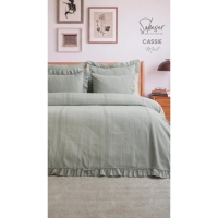 Şaheser Home Collection Yatak Örtüsü Çift Kişilik Cassie Mint
