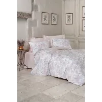 Cotton Box  Saten Nevresim Takımı Çift Kişilik Maybele Pudra