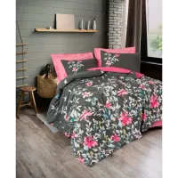 Cotton Box Feminen  Nevresim Takımı Tek Kişilik Merlin Pembe