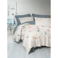 Cotton Box Maritime Çift Kişilik Nevresim Takımı Kalja Mavi