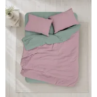 Cotton Box Plain Gülkurusu Adaçayı Tek Kişilik Ranforce Nevresim Takımı